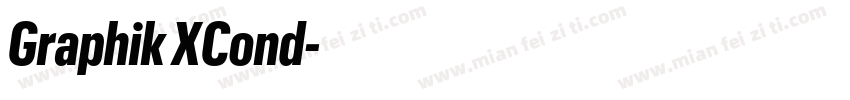 Graphik XCond字体转换